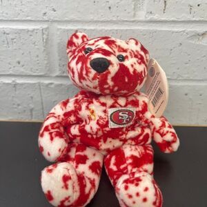 NFL Salvino's Bammers Beanie Bear Steve Young # 8 San Francisco 49ers 1999 Niner